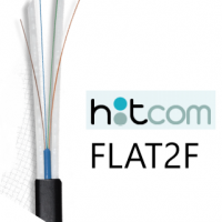 FIBER-OPTIC-CABLE FLAT2F