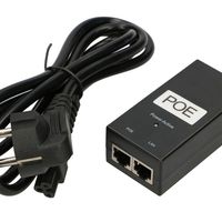 PoE adapter Power adapter 48V, 0.5A, 24W, cable included